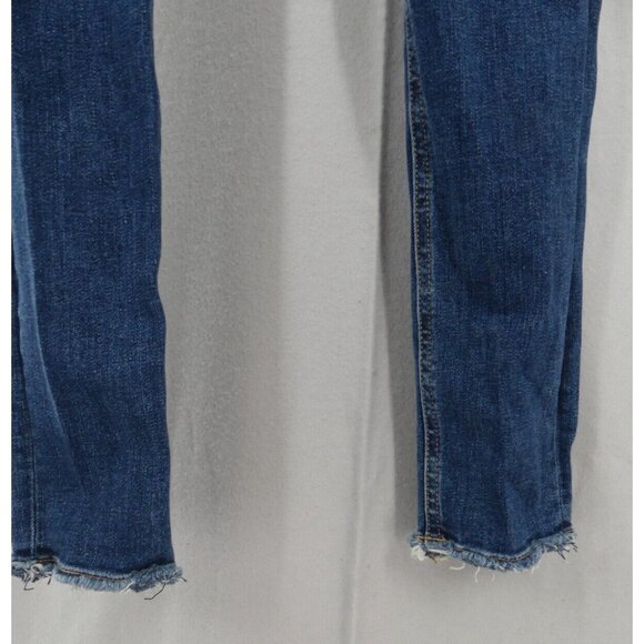 Rag & Bone 25 Skinny Jeans Cropped Womens Distressed Low Rise La Paz Blue - Picture 9 of 15